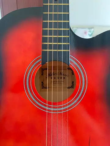 Mike Music Acoustic Guitar Sunburst Finish