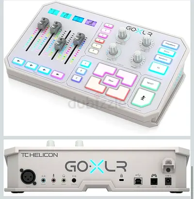 TC Helicon GoXLR White - Multi-Channel Audio Mixer and Sampler + Headset DT 990 pro+ Rhode podmic