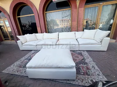 Marina home Luscious Original Feather Filled Sofa Beige Excellent condition
