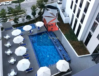 Brand new 1bhk boulevard 3 | pool view | balcony | ready to move | very cheap price contact now