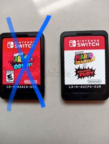 Nintendo Switch game cartridge - Super Mario 3D World + Bowsers Fury (EUR)