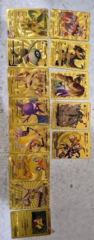 Gold pokemon cards for sale