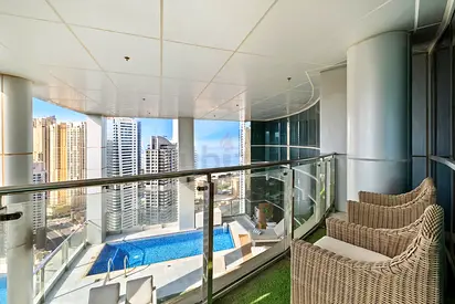 Massive 4BR Penthouse with Private Pool and Sea View
