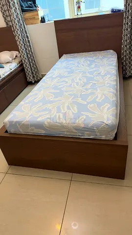 IKEA single bed with storage