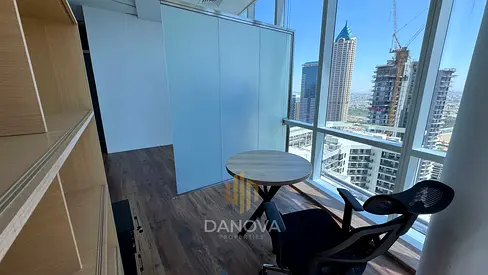 Fully Fitted & Furnished Office | 3 Partitions | Near Metro | Business Bay