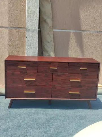 Mid-century Style Wooden Chest Drawer / Sideboard