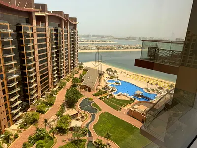Beachfront 2BR Apartment | Balcony | Sea & Skyline Views