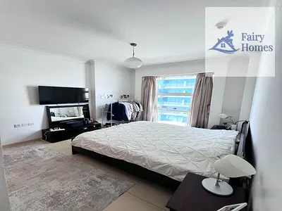 Furnished 1BR Apartment | Clayton Residency | Balcony with Canal View