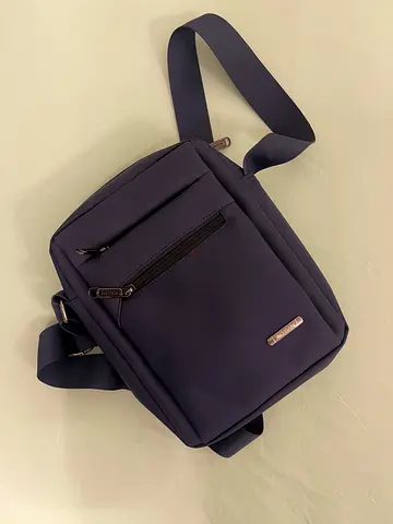 Men Navy Blue Crossbody Bag