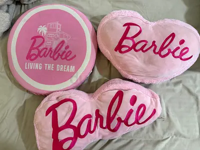 Pink Barbie Decorative Cushions / Pillows