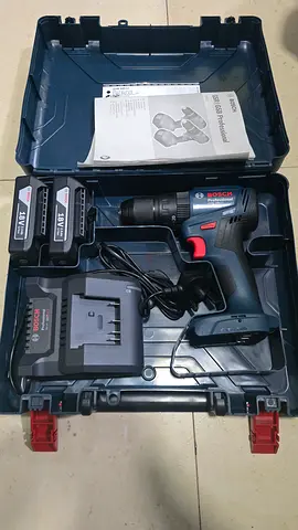 Brand new Comprehensive Bosch Drill hammer with 2 battery and Screwdriver Bit Set in Carrying Case