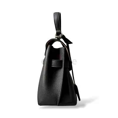 Authentic Louis Vuitton Black Leather LockMe Ever BB Bag