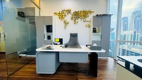 Fully Furnished Office | High Floor | Business Bay & Downtown Views