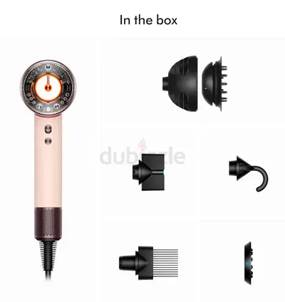 Dyson-style Hair Dryer with Multiple Attachments - Used