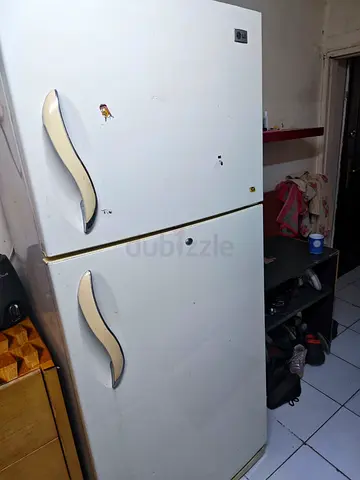 LG Double Door Top Freezer Refrigerator White