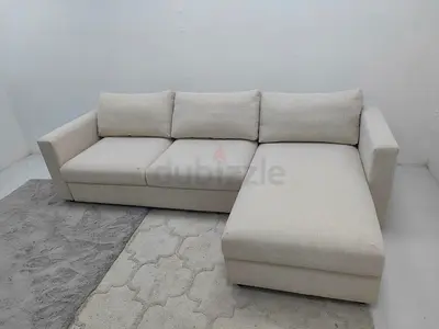 Excellent condition ikea vimle sofabed with chaise lounge storage