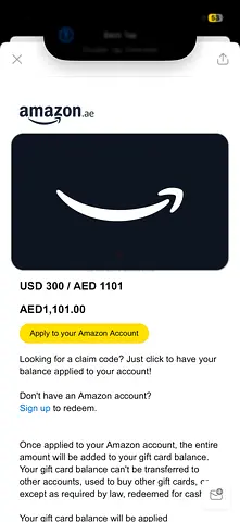 Amazon voucher at 5% discount