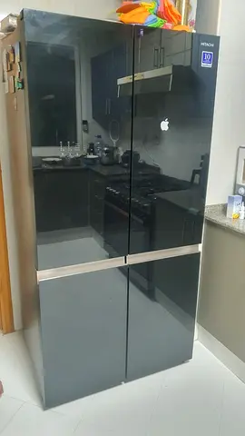 Hitachi 4-Door Black Refrigerator – Good Working Condition