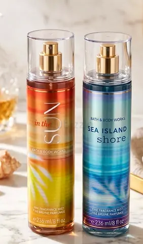2 perfumes bath and body 236 ml brand new