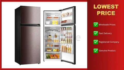 Toshiba Double Door Refrigerator, 463L, GR-RT624WE-PM