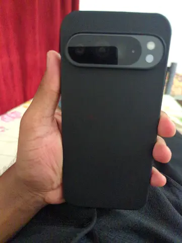 Google Pixel 9 Pro XL Black with Protective Case