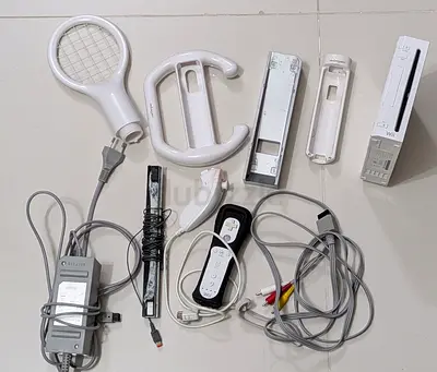 Modded Nintendo Wii console and accessories bundle full of games