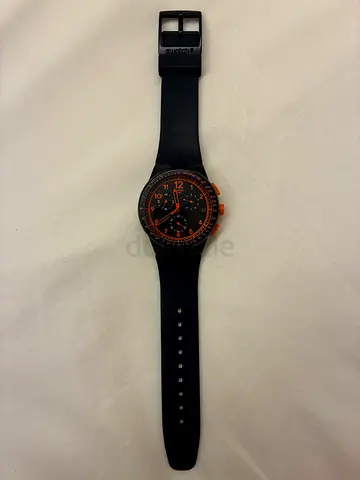 Swatch chronograph with Rubber Strap