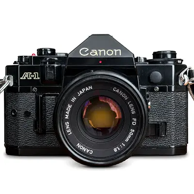 Canon A-1 35mm Film Camera + Canon FD 50mm f/1.8 Lens — Excellent Working Condition