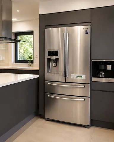 Samsung Stainless Steel French Door Refrigerator with Water Dispenser