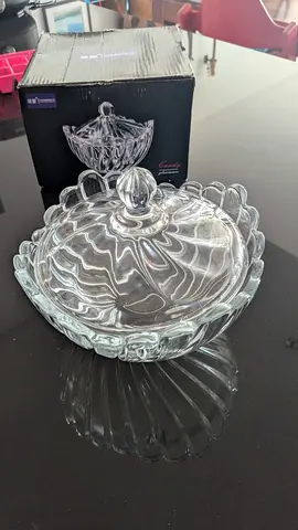 Crystal candy dish