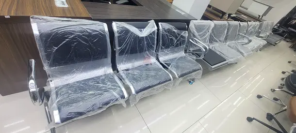 Modern Office Airport Waiting Area 3-Seater Benches