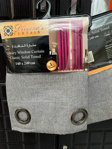 New - Window Curtain 140 x 240 cm (50AED for 2 pcs)