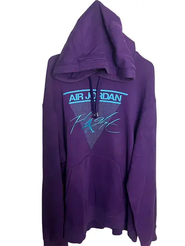 Purple Air Jordan Graphic Hoodie