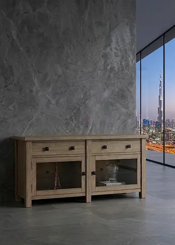 Pottery barn Benchwright Media Console (65)