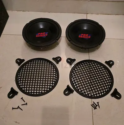 SPEAKERS RadioShack OPTIMUS PRO CSW800 subwoofer , 8 Inch pair