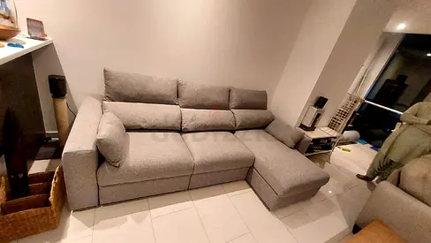 Like new condition Ikea Eskilstuna sofabed with storage