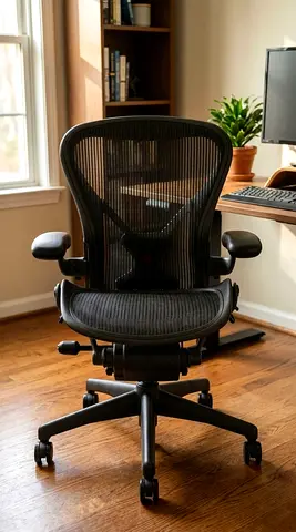 Herman Miller Aeron Ergonomic Office Chair - Size B, Black