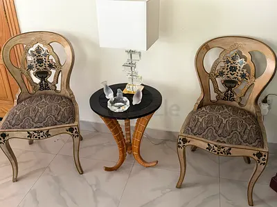 Chair and table
