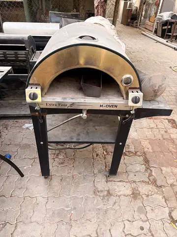 Outdoor Wood-Fired Pizza Oven on Stand — Used
