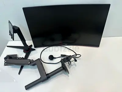 32in monitor and table stand