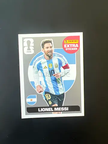 Rare Lionel Messi extra sticker silver color panini World Cup 2026