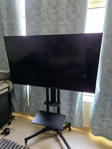 4k TCL 55 inch QLED tv with stand