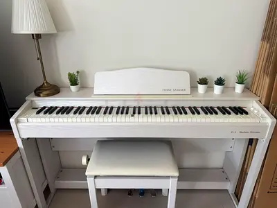 Franz Sandner D-1 Digital Piano - White, Good Condition