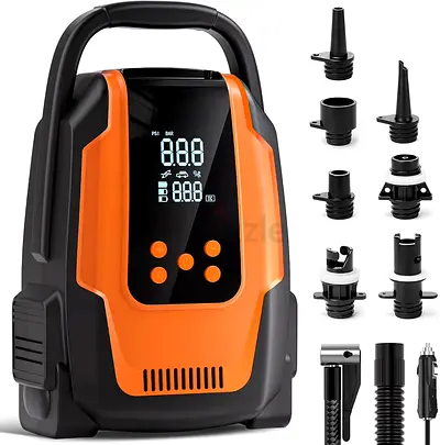 Electric Paddle Board Pump, 50PSI High Pressure Portable SUP Air Pump