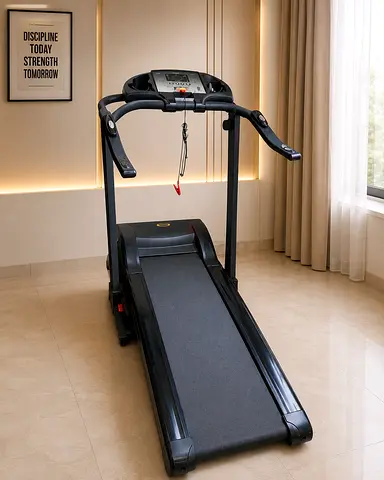 Black Home Use Electric Treadmill