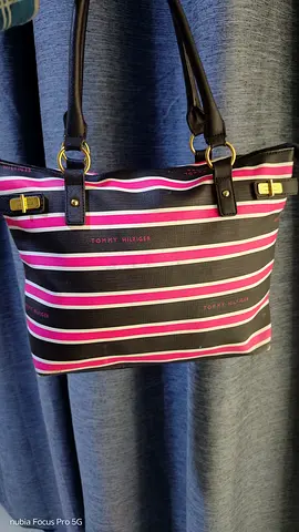 Tommy Hilfiger Striped Tote Bag for Women