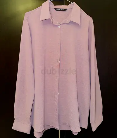 Light lilac long sleeve shirt