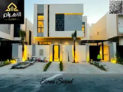 Own your luxury villa in Ajman, two floors, including electricity, water and air conditioning, with