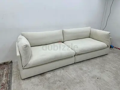 Looks like new condition the loom collection three seater sofa