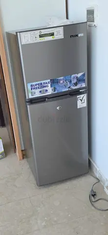 Nikai Double Door Refrigerator with Top Freezer